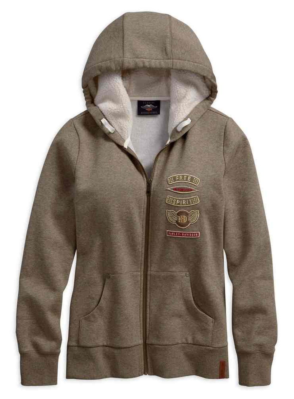 women's fleece lined hoodie