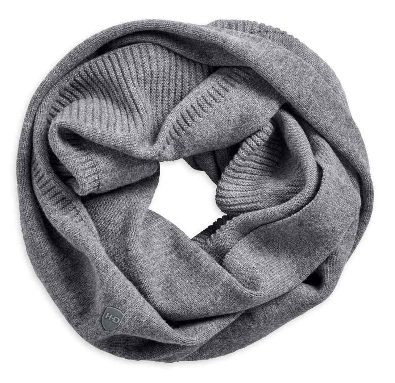 Harley Davidson Women S Wool Blend Infinty Winter Scarf Heather