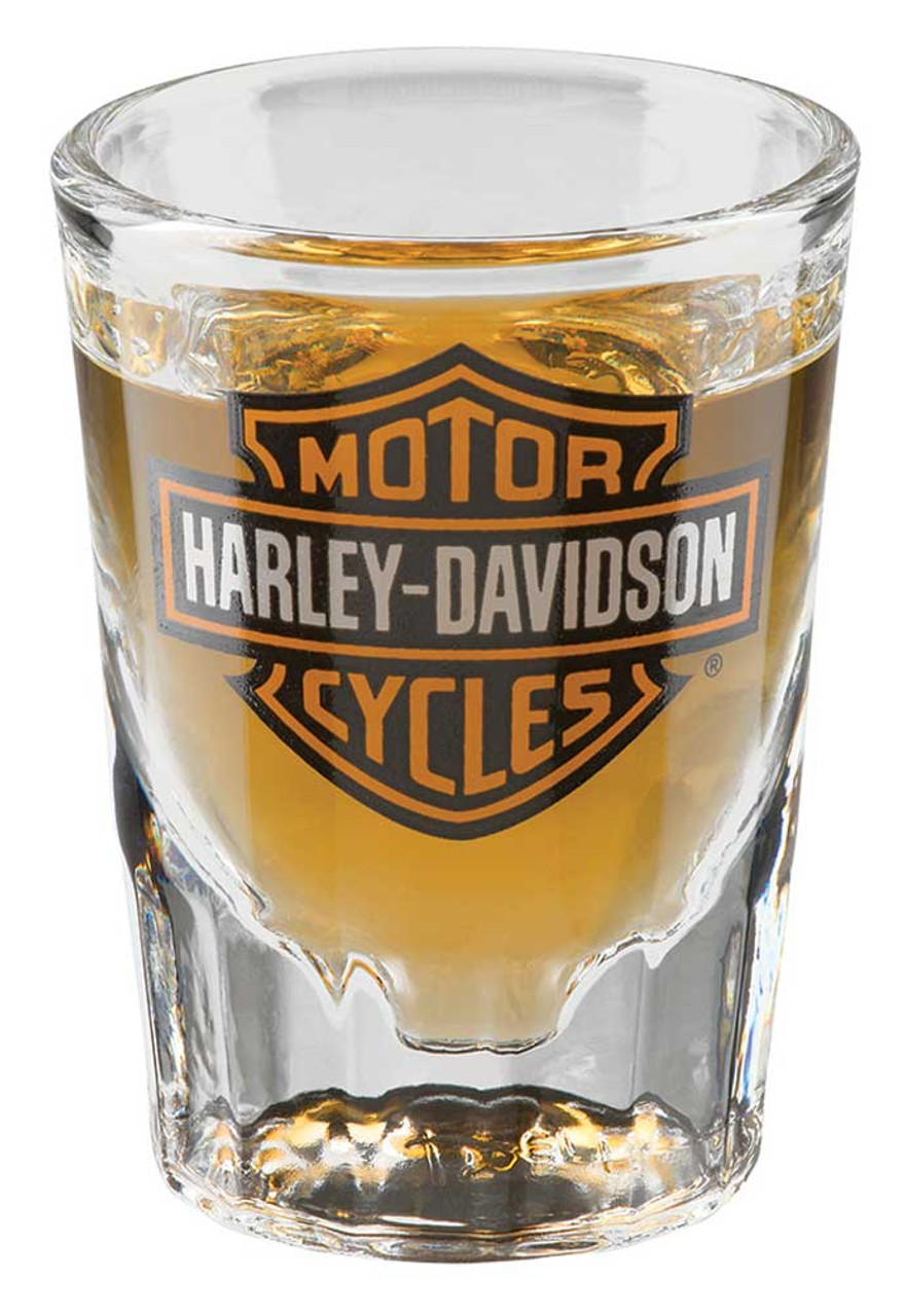 JUN出品 イーグル Harley-Davidson® Core Bar & Shield Logo Shot Glass, 2 oz