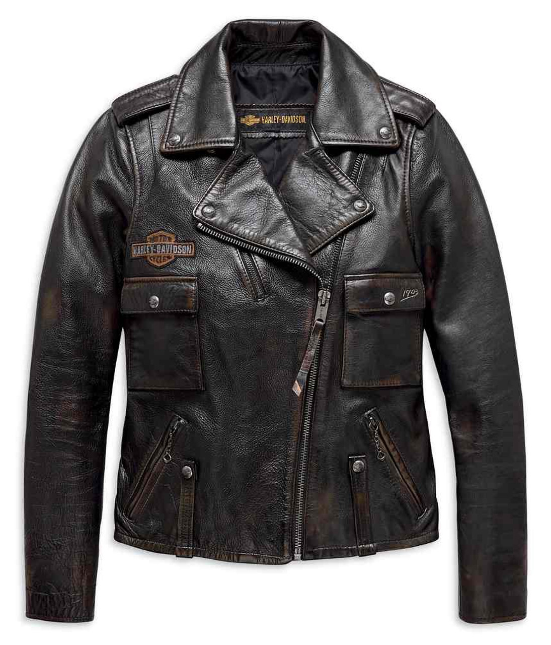ハーレーの本革 raiding jacket Men's Swingarm 3-in-1 Leather Jacket | Harley-Davidson USA