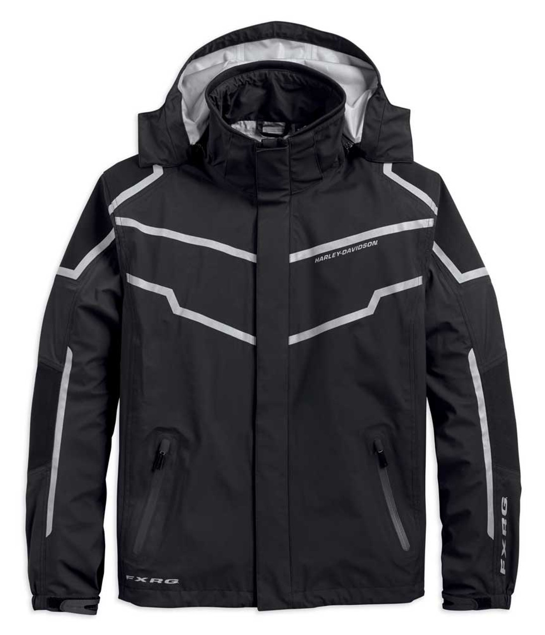 Harley-Davidson® Men's FXRG Waterproof & Breathable Rain Jacket, Black ...