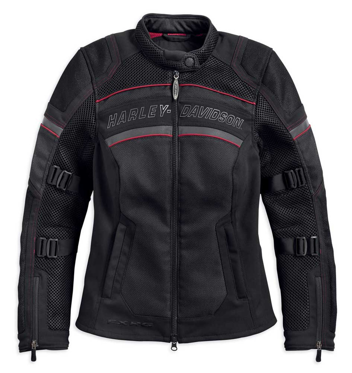 Clearance - Women's Harley-Davidson FXRG Mesh Riding Jacket - 98333-19VM M / Black