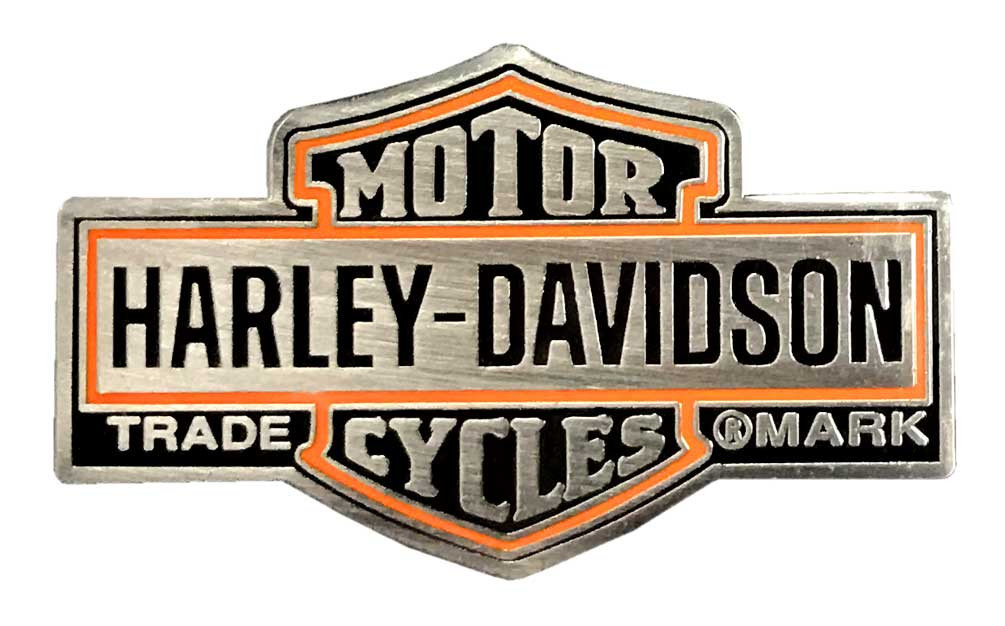 Harley-Davidson® 1.5 in. Trademark Bar & Shield Logo Pin, Antique