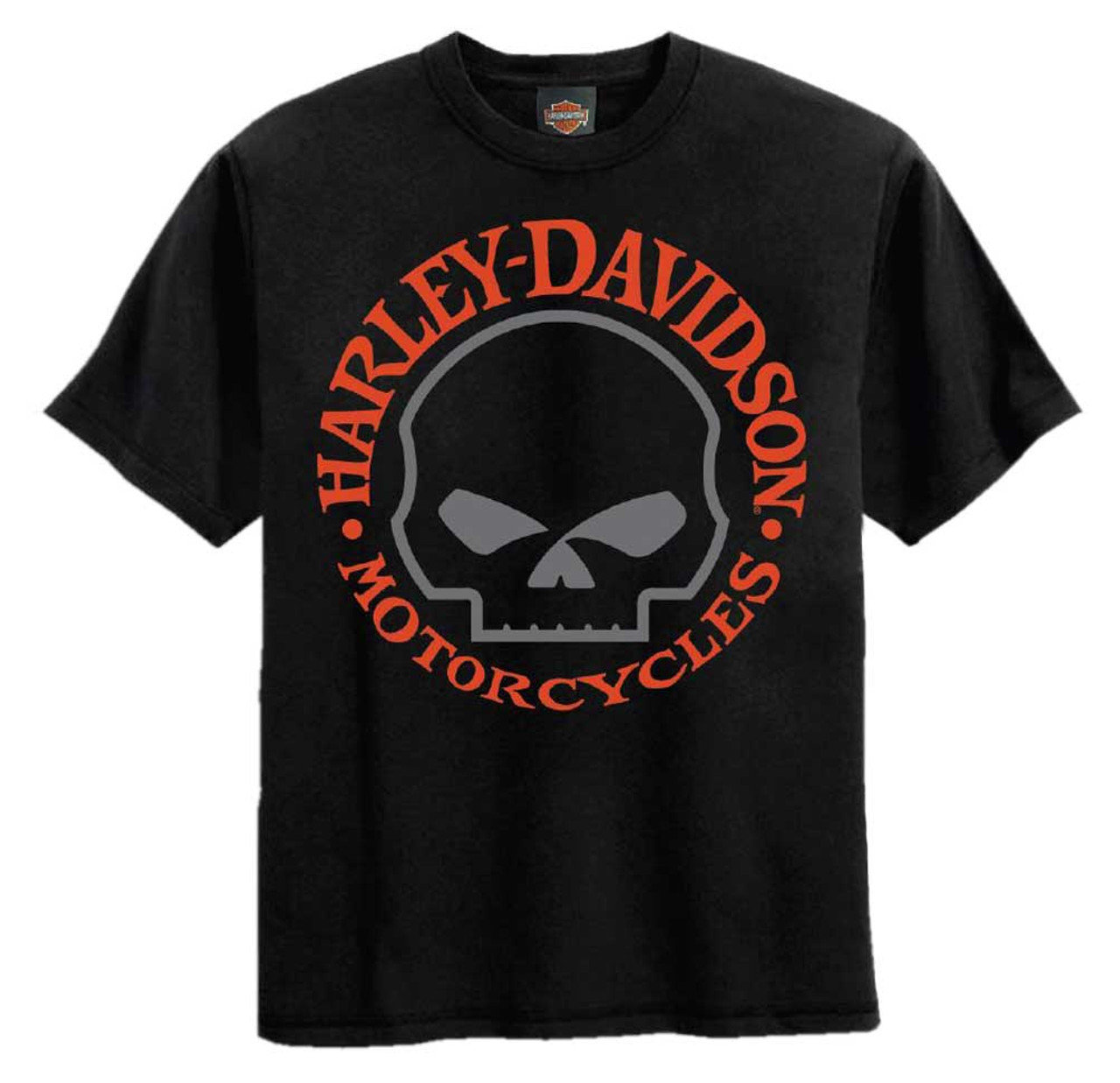 Harley-Davidson® Little Boys' Willie G Skull Short Sleeve Tee, Solid Black