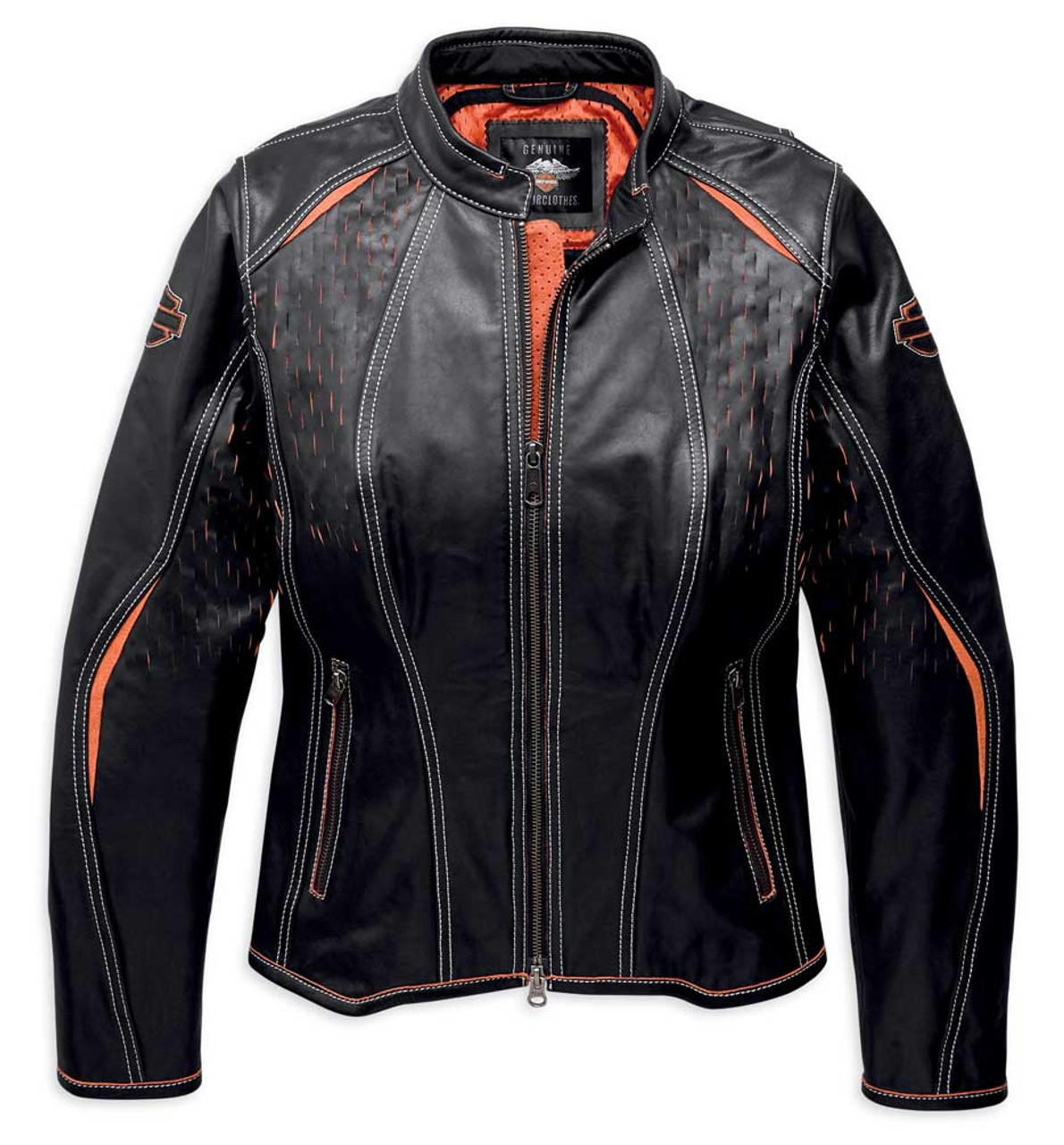 Harley-Davidson® Women's Harker Perforated Leather Jacket w