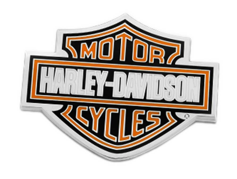 Harley-Davidson® 1.75 in. Bar & Shield Logo Pin, Shiny Nickel