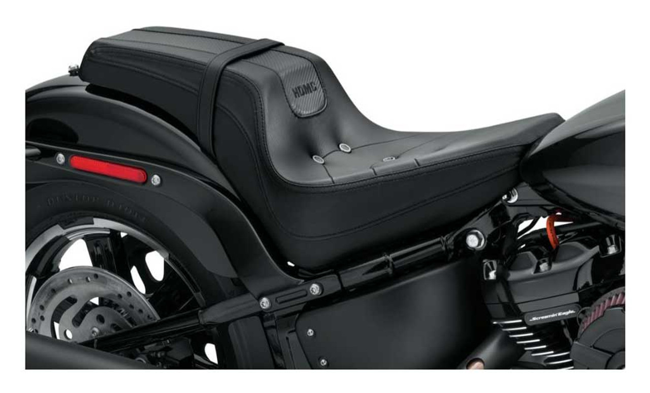Harley-Davidson® Bevel Two-Up Seat, Fits 18-later FXBB