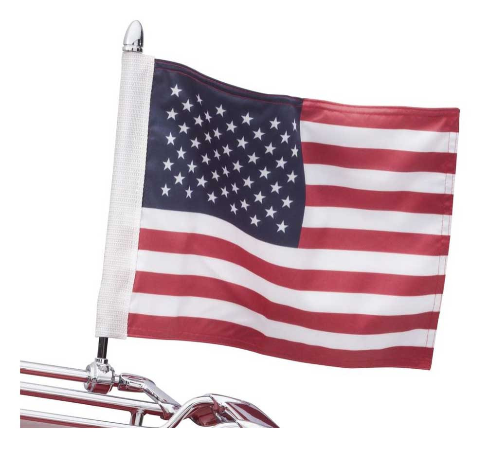 HarleyDavidson® Premium American Flag Kit 14 x 11 in. Nylon Flag