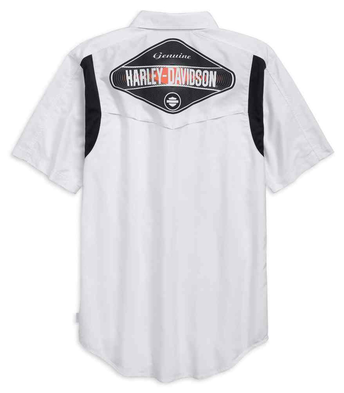 Harley Davidson® Mens Performance Shirt W Coolcore Technology White 96753 19vm Wisconsin 