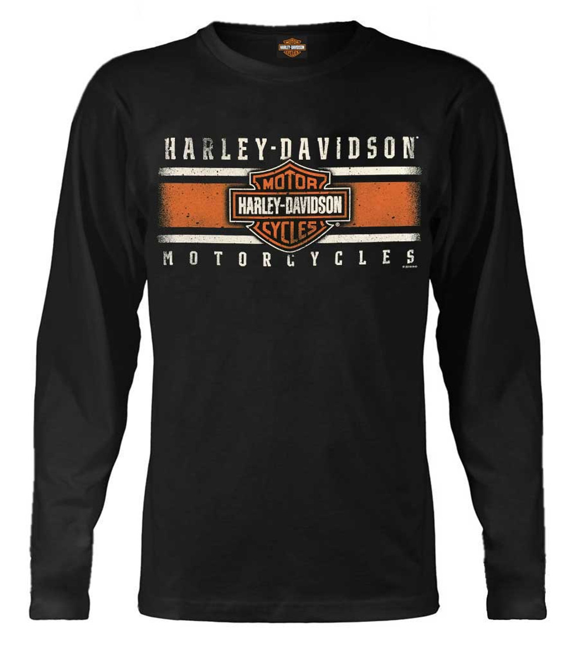 Harley-Davidson® Men's Custom Iconic B&S Long Sleeve Crew