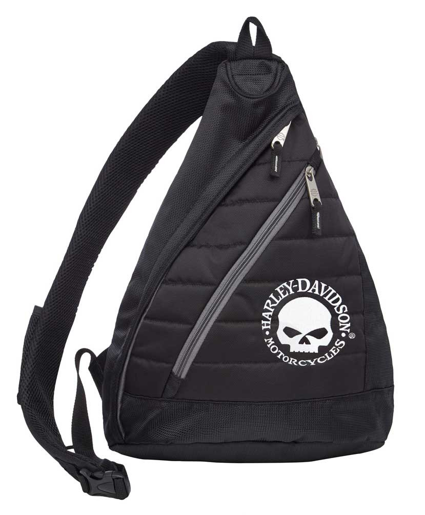 Harley-Davidson® Willie G Skull Quilted Travel Large Sling