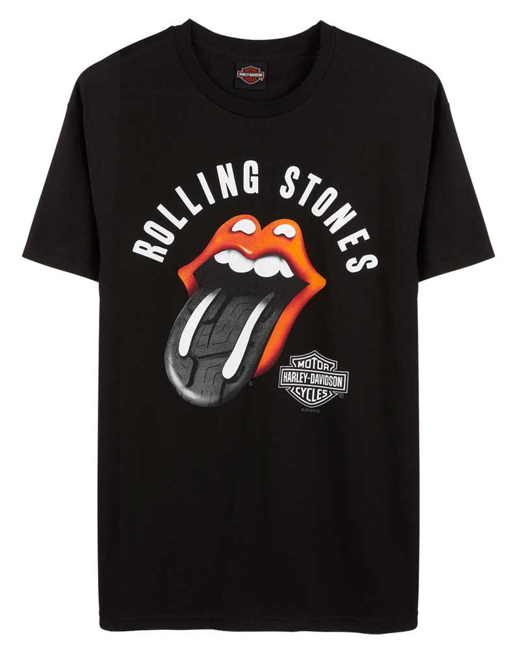 Harley-Davidson® Men's Rolling Stones Tire Tread Short Sleeve Crew Tee ...