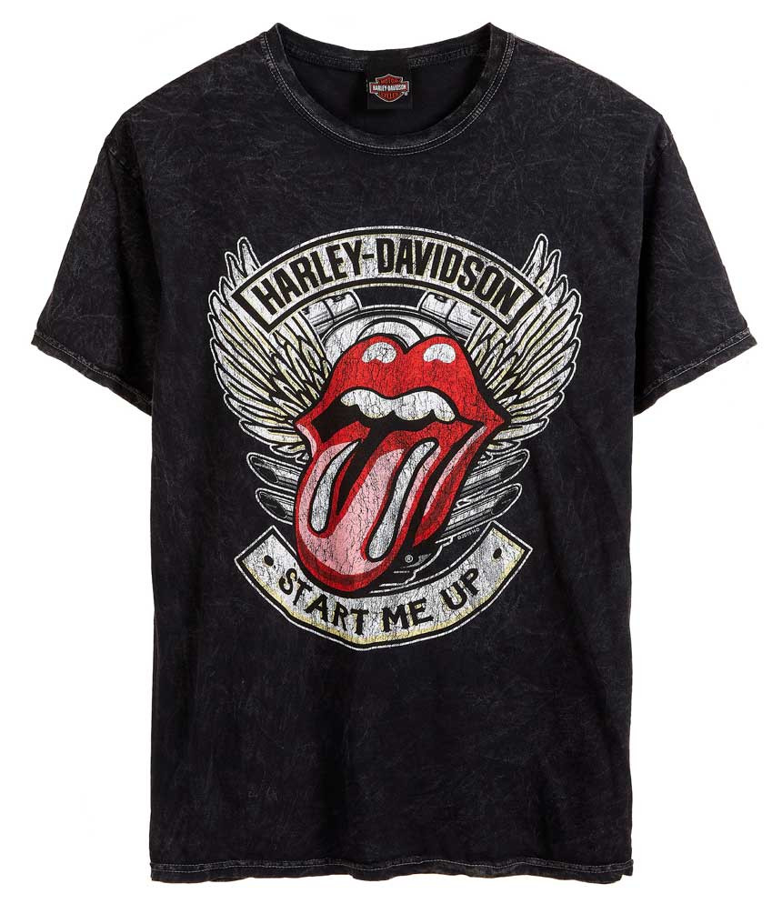 Harley-Davidson® Men's Rolling Stones Start Me Up Short Sleeve Tee