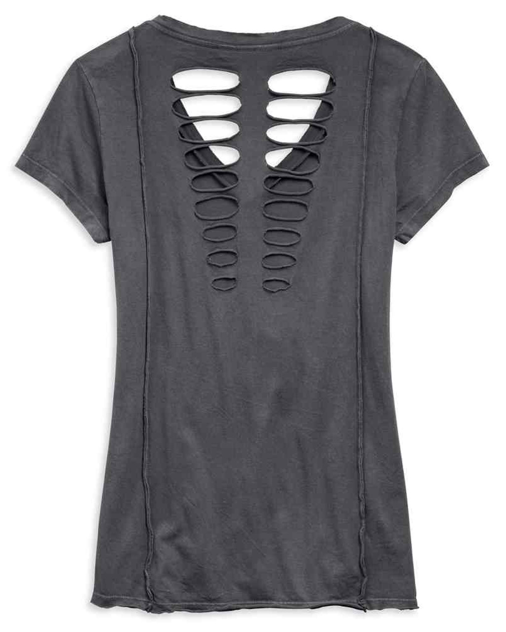 Harley Davidson Women S Flag Fashion Short Sleeve Tee Shirt Gray