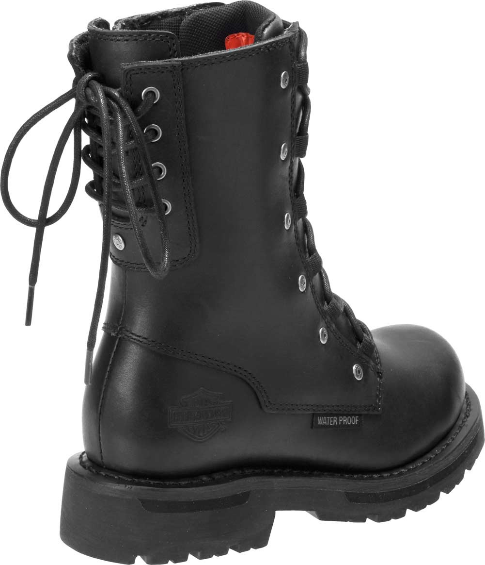HarleyDavidson® Women's Barrister 7.75" Waterproof Black Motorcycle