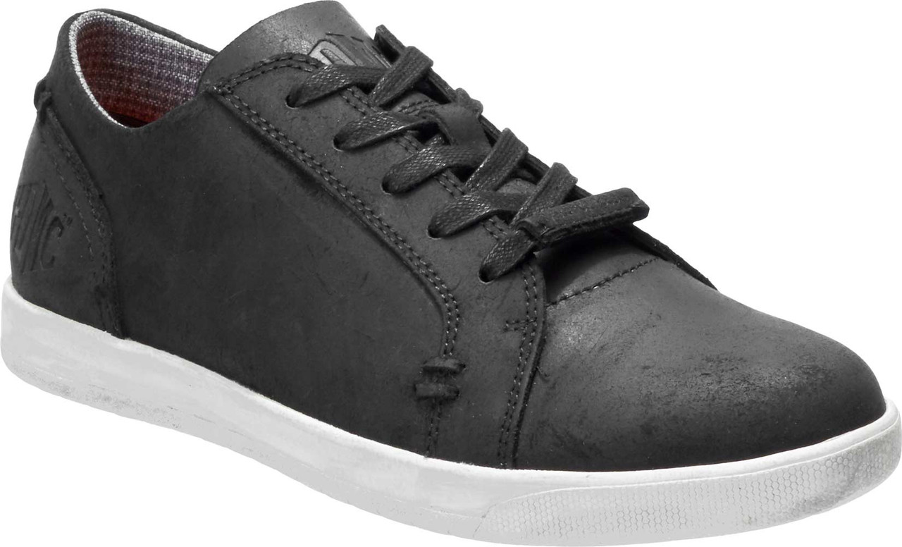 Harley-Davidson® Men's Yorkton Black or Grey 3-In HDMC® Leather Sneakers  D96205