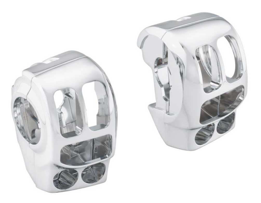 Harley-Davidson® Chrome Switch Housing Kit - Chrome, Fits Touring