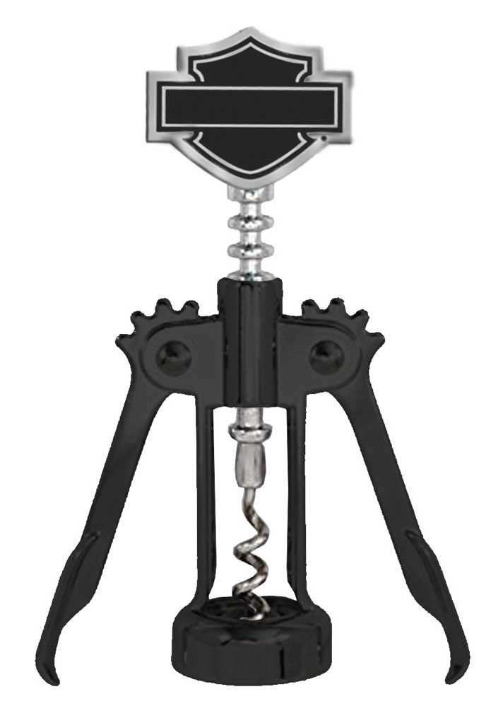 Harley-Davidson® Silhouette Bar & Shield Corkscrew Wine Opener HDL