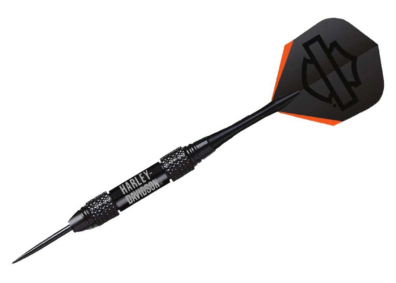 Harley-Davidson® Black Lightning Bar & Shield 22 gr. Steel Tip