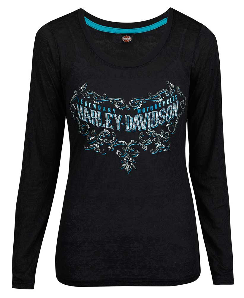 Sweat à Capuche Harley-Davidson Femme Noir - Taille S, Occasion Très Bon état