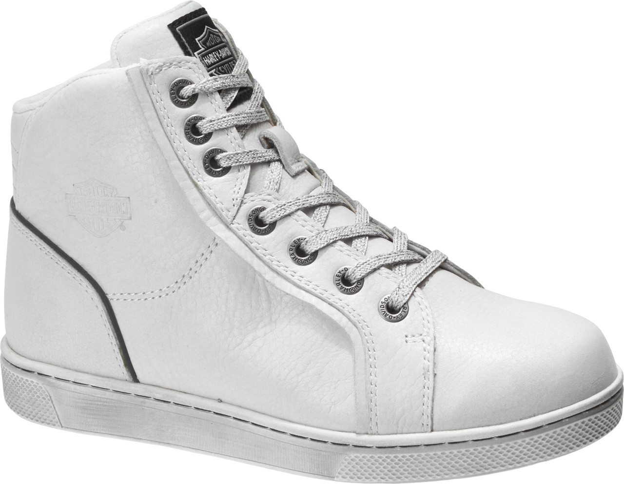 Harley-Davidson ハイカットスニーカー ホワイト Harley-Davidson® Women's Bateman 4.75