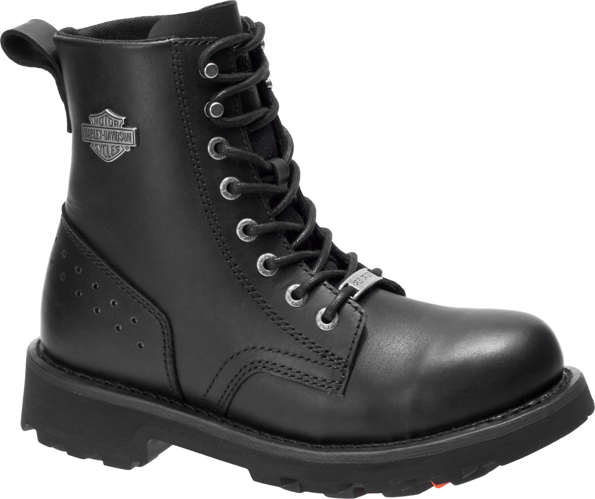 Harley-Davidson ブラックブーツ Harley-Davidson® Women's Kiva 5.75-Inch Black Leather Motorcycle