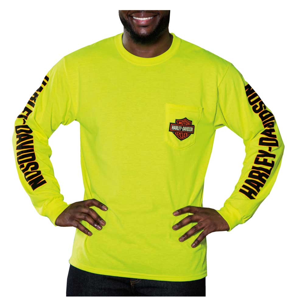 safety green shirts with pocket