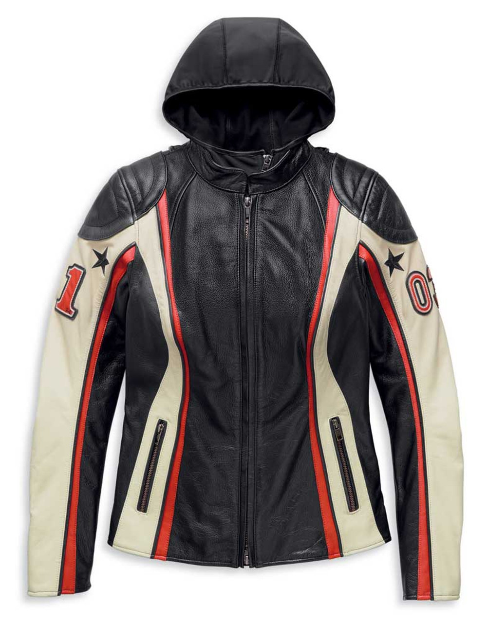 Ｌ　ハーレーダビッドソン ＭＩＬＥＳＴＯＮＥ　ＦＵＮＣＴＩＯＮ　ＪＡＣＫＥＴ Harley-Davidson® Women's Flex Layering System Hooded Mid