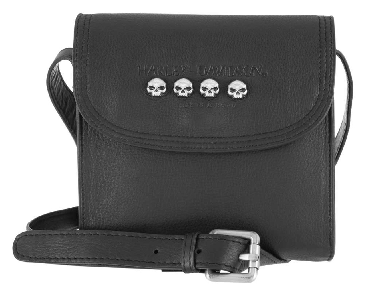 womens black leather purse