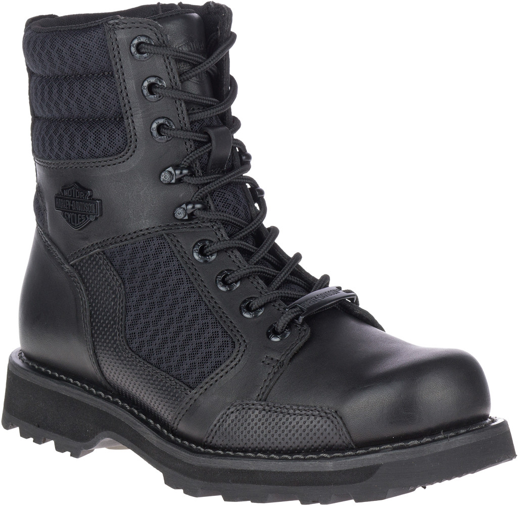 Harley-Davidson® Men's Lensfield 6.5-Inch Black Leather Motorcycle