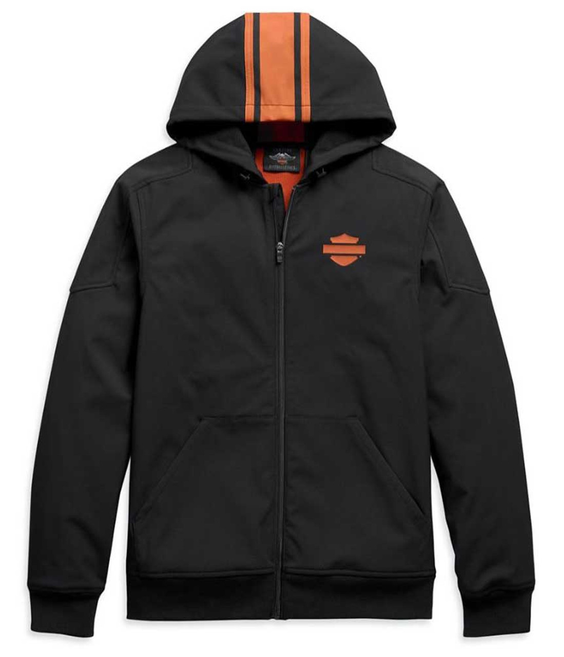 HARLEY-DAVIDSON フレイムスジャケットＭサイズ Harley-Davidson® Men's Vertical Stripe Hooded Stretch Casual