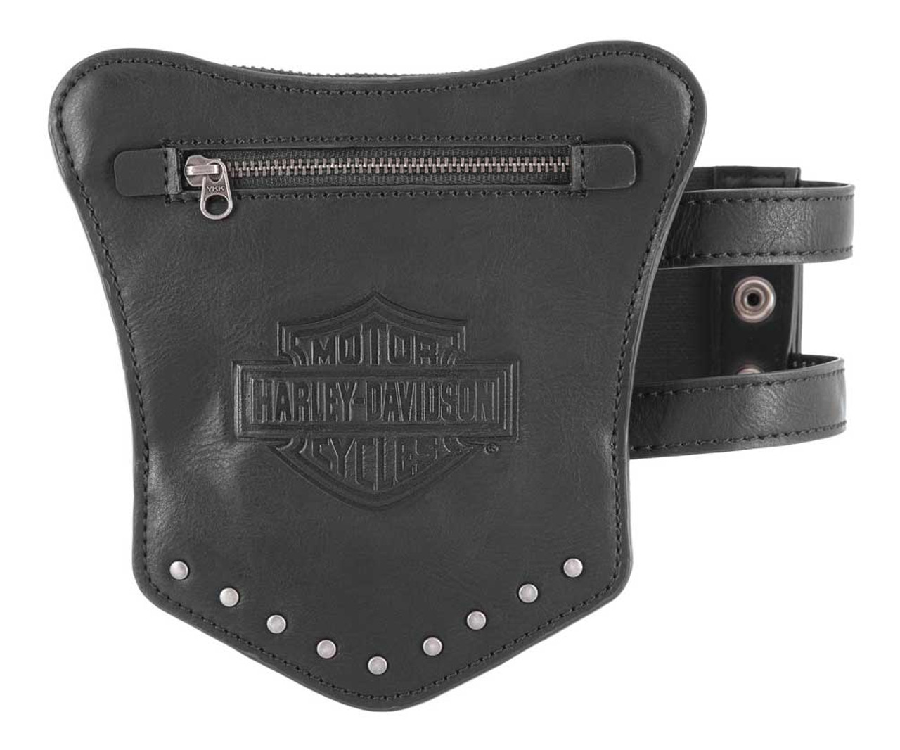 Harley-Davidson® Women's B&S Garter Thigh Leather Wallet