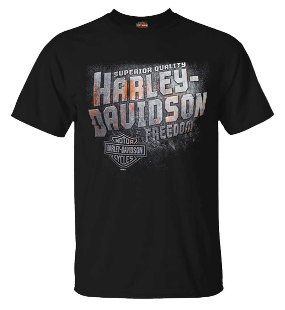 Harley-Davidson® Men's Distressed Iron Freedom Crew-Neck Short