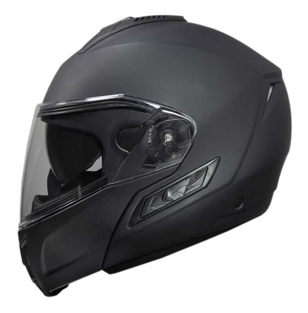 Fulmer Powersports 400 Cruz Vented Motorcycle Modular Helmet - Matte Black