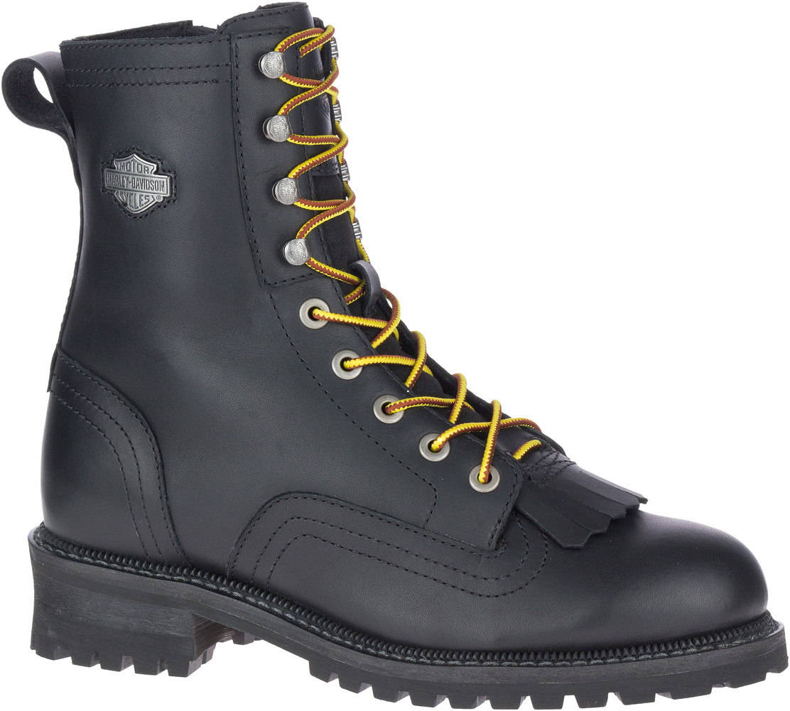 Harley-Davidson® Men's Teller Black 7.25-Inch Motorcycle Boots