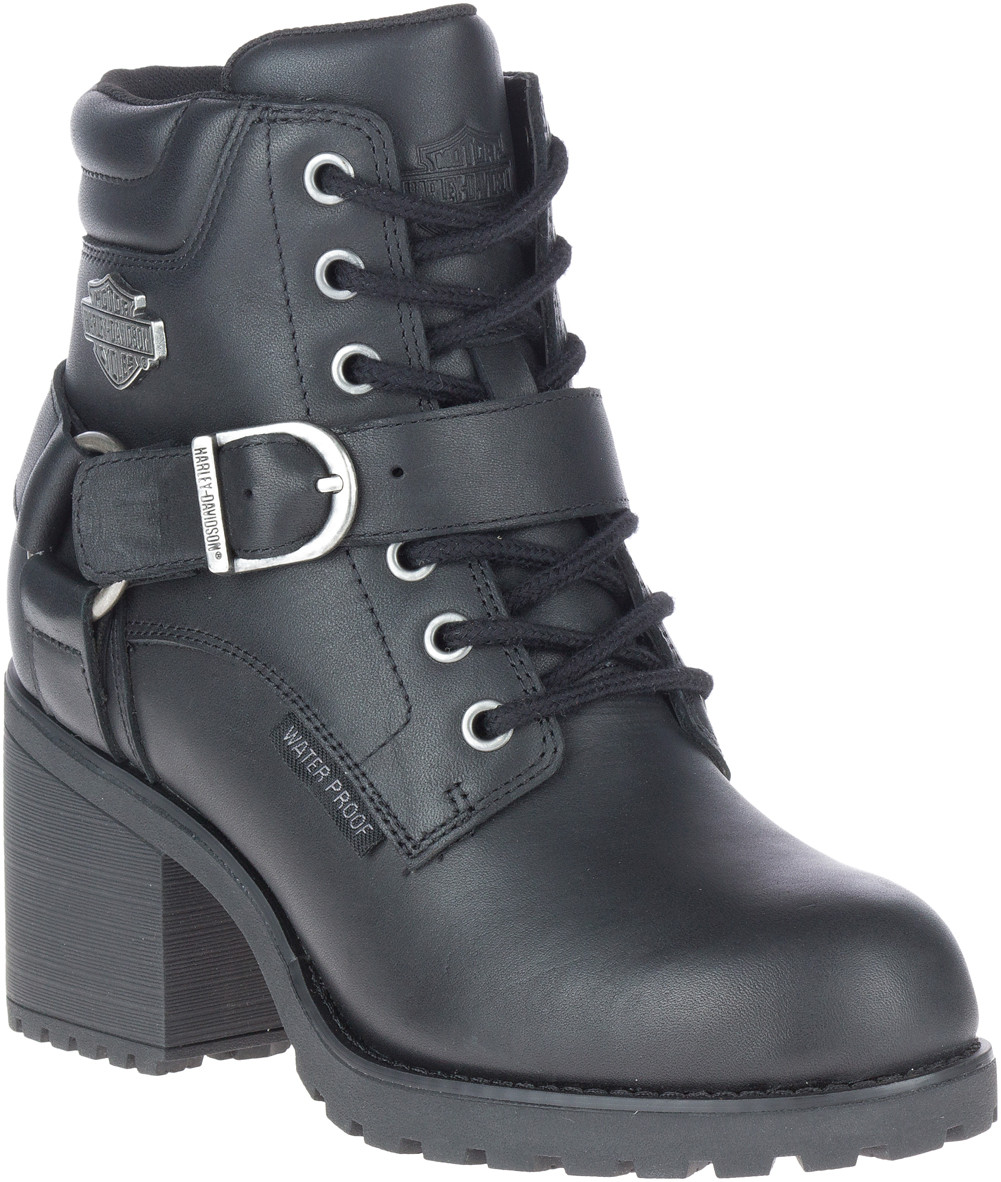 Harley-Davidson® Women's Howell 5-Inch Waterproof Black Motorcycle