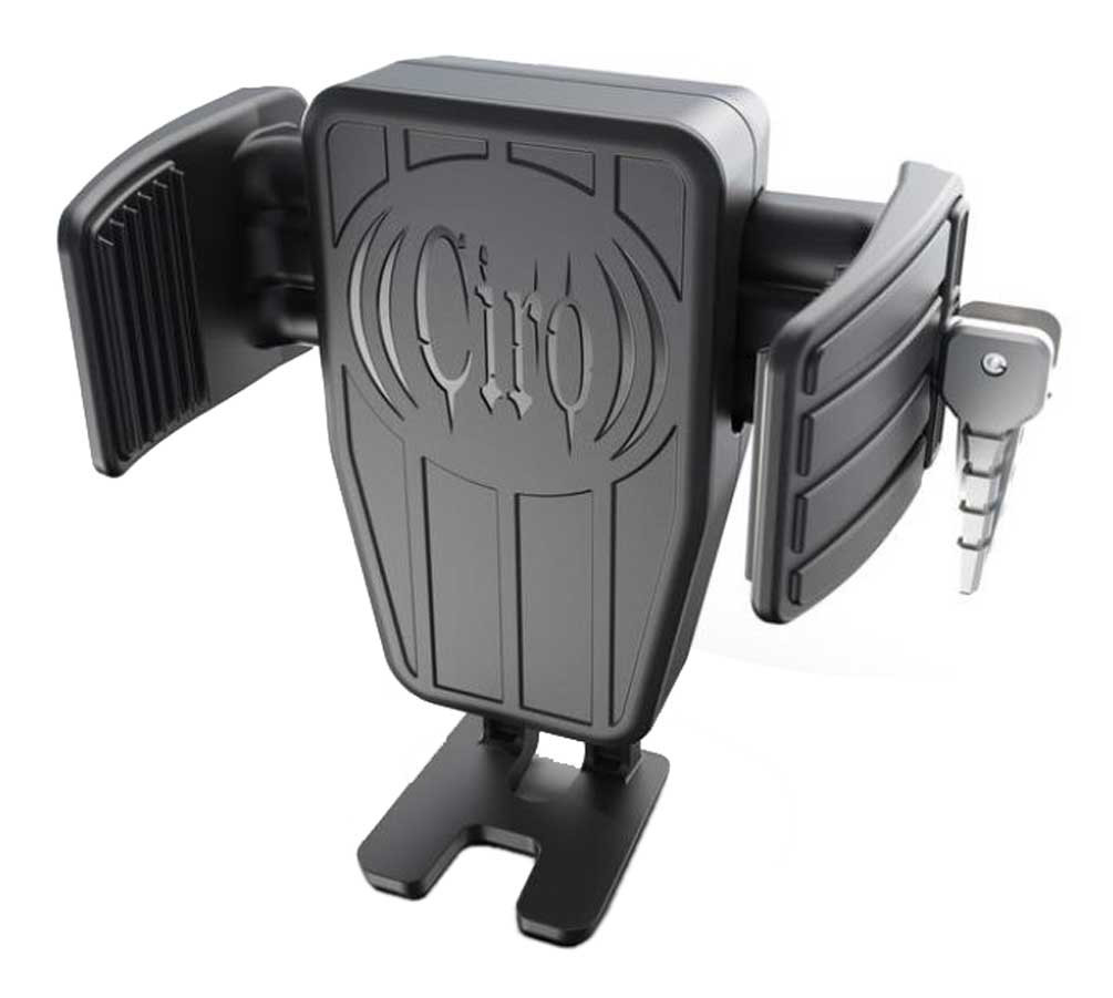 Ciro CYBERCHARGER Phone Holder w/ 15W Wireless Fast Charger - Multiple  Mounts - Wisconsin Harley-Davidson