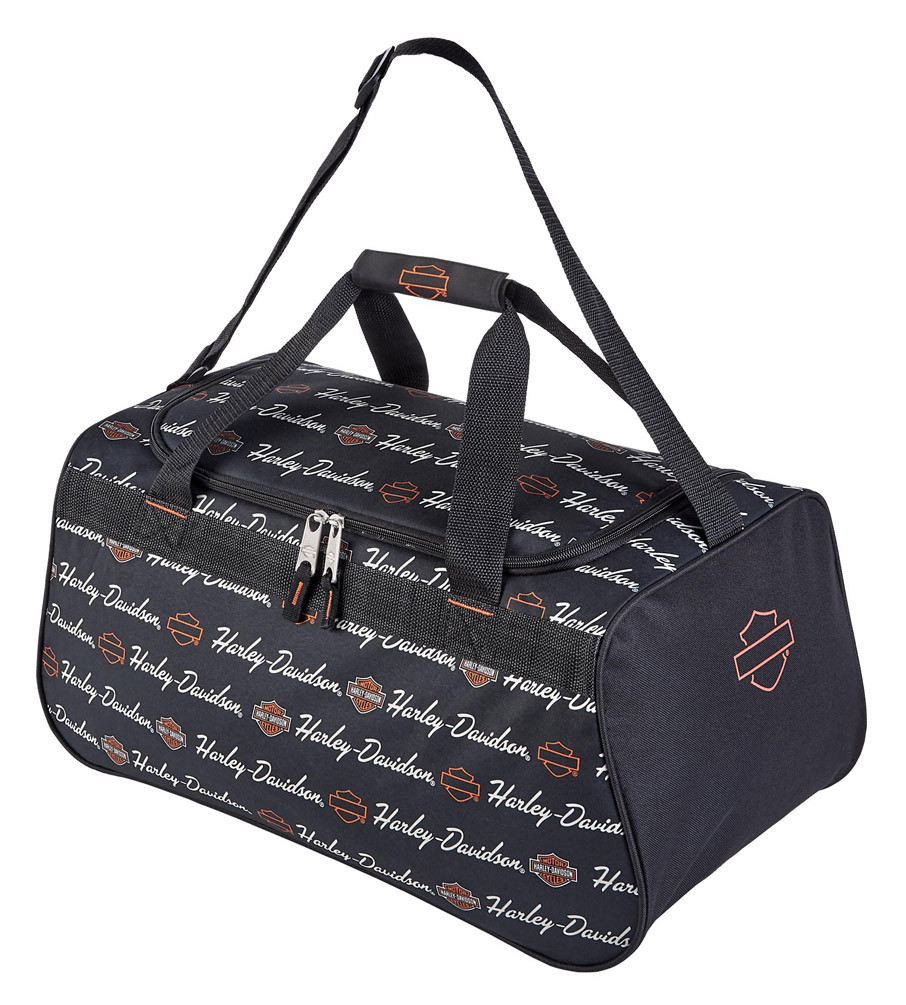 Harley-Davidson® Signature Script Sports Duffel Bag w/ Adjustable