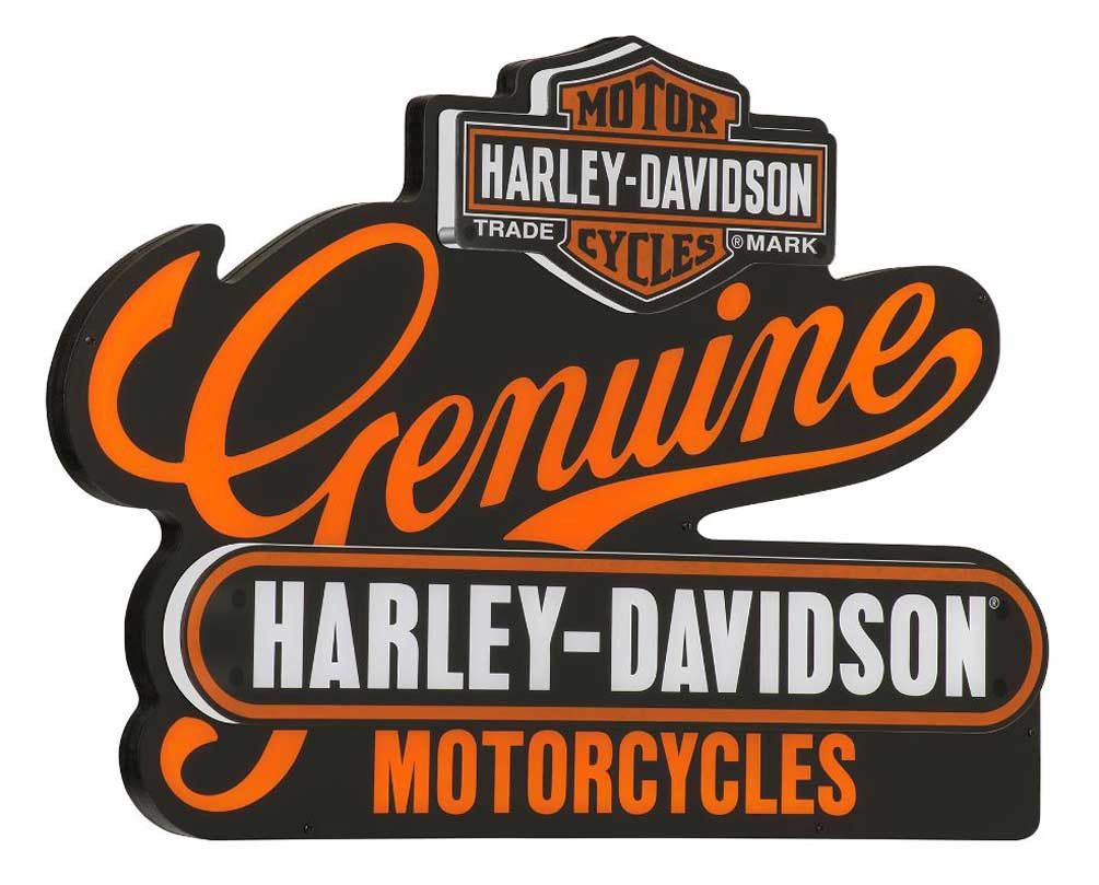 Harley-Davidson® Genuine Motorcycles LED Custom Acrylic Pub Sign