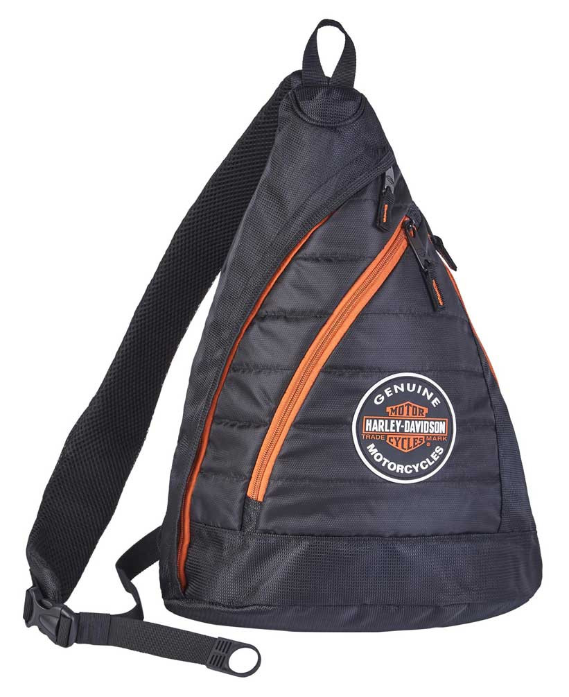 Harley Davidson バックパック Harley-Davidson® Bar & Shield Quilted Travel Sling Backpack w