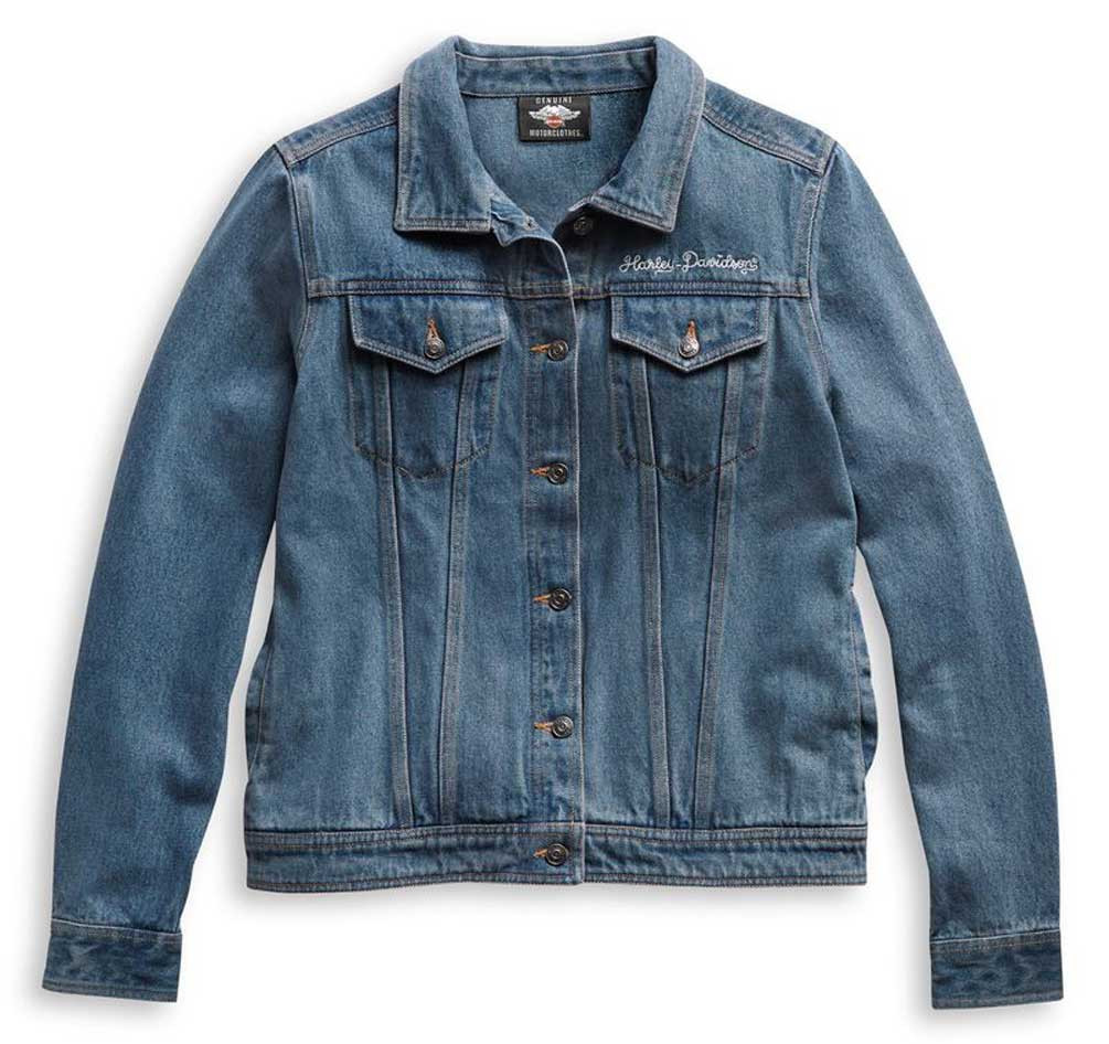 Harley-Davidson® Women's Bar & Shield Logo Denim Jean Jacket