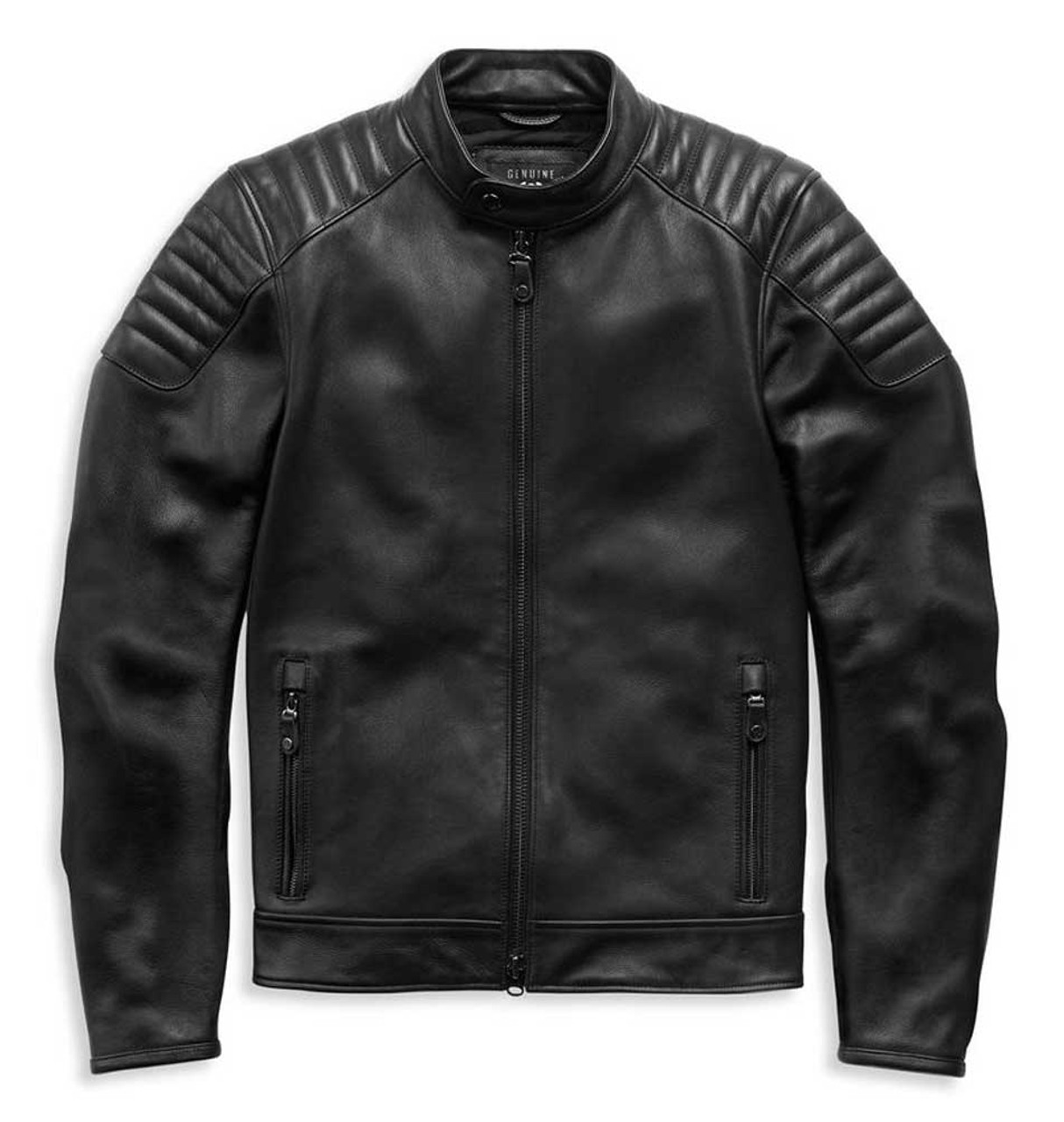 Harley-Davidson® Mens Embossed Logo Padded Biker Leather