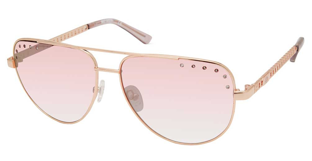 rose gold frame sunglasses