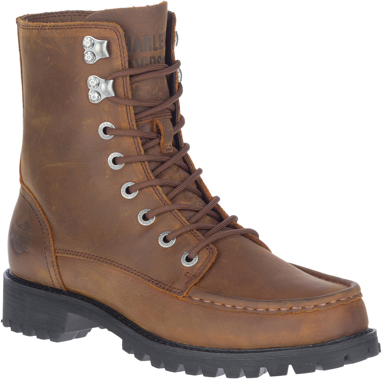 Brown Motorcycle Riding Boots, D93760 