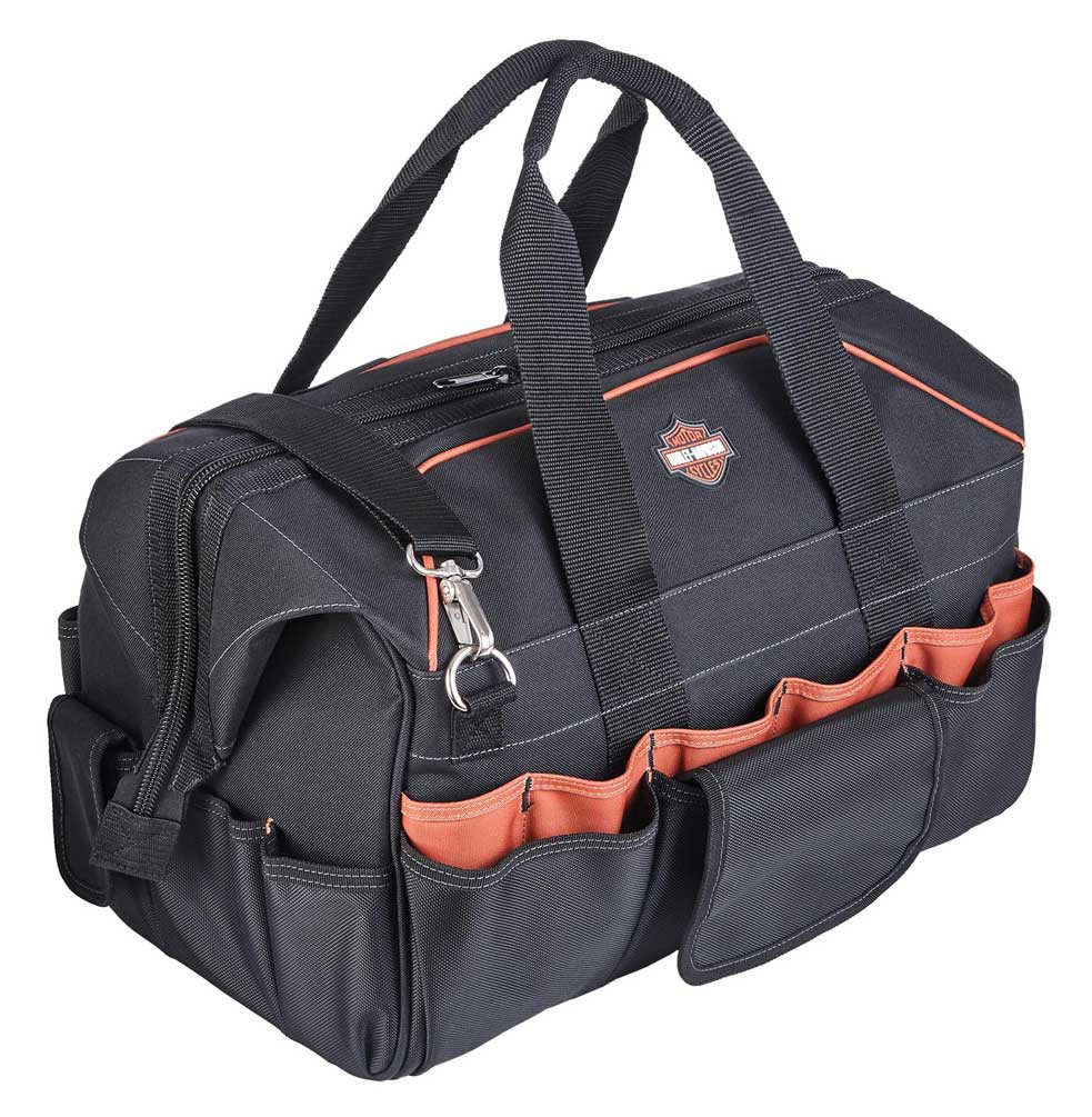Harley-Davidson ツールバッグ 黒 Harley-Davidson® 39 Pocket Bar & Shield Logo Industrial Strength