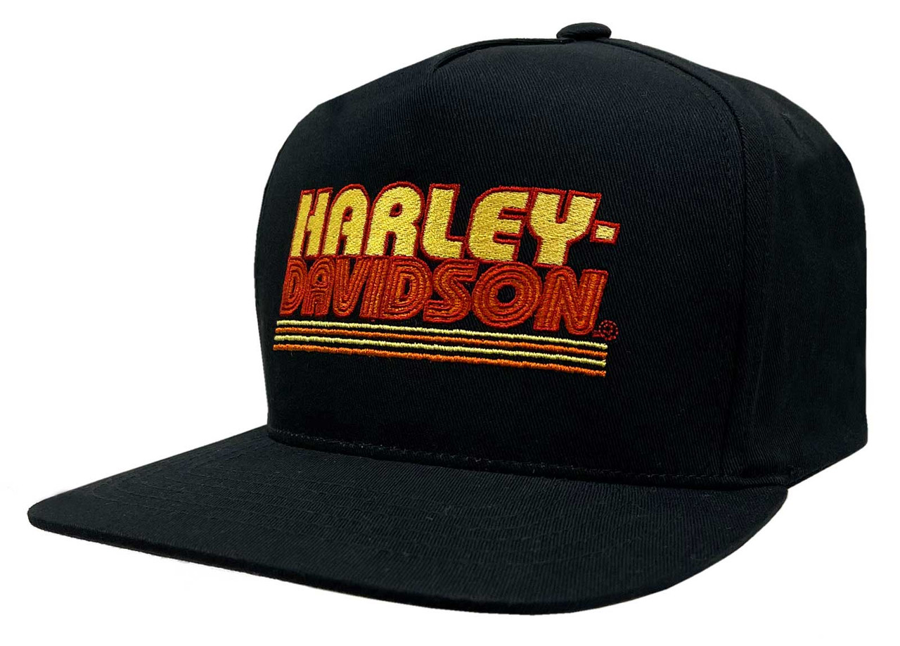 Harley-Davidson® Men's Warm Throwback Snapback Flat Brim Baseball
