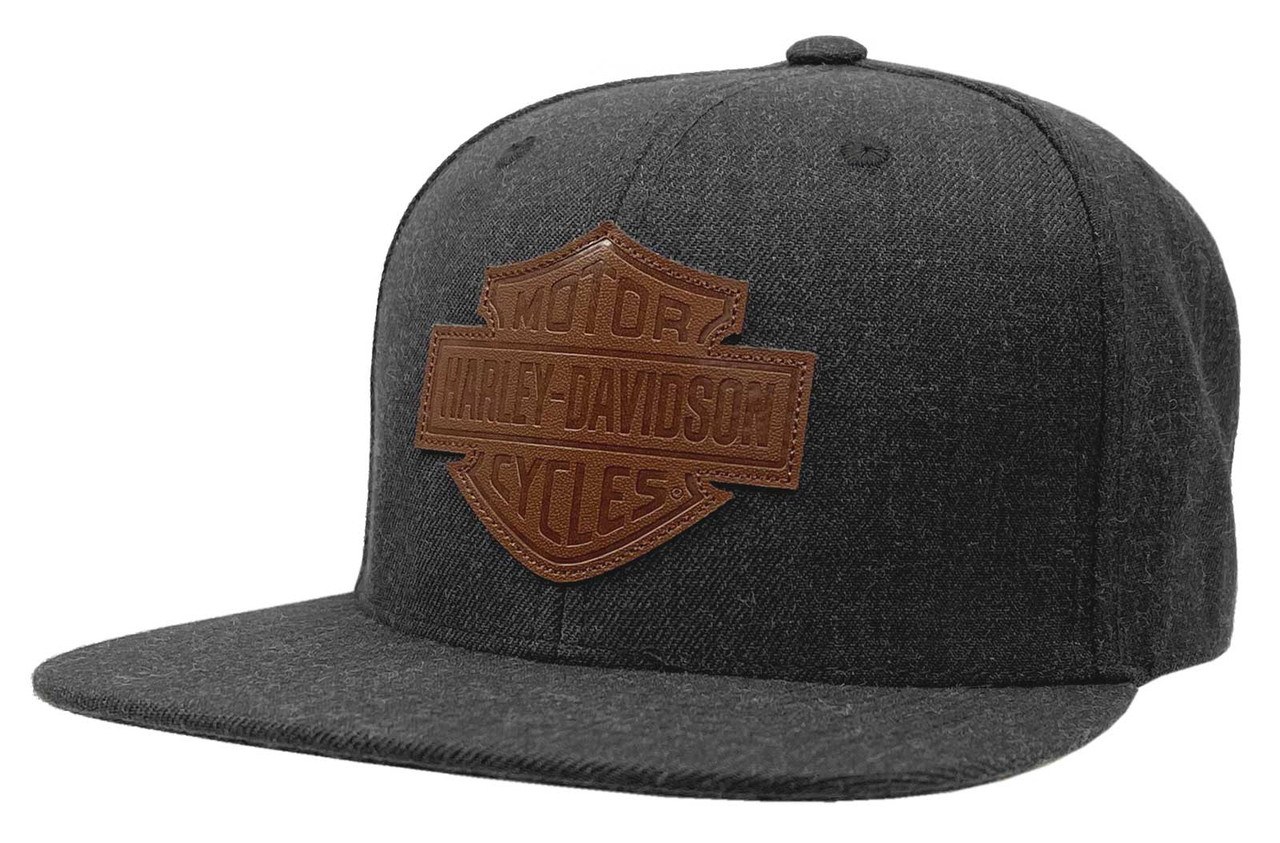 Shield Patch Snapback Baseball Cap 