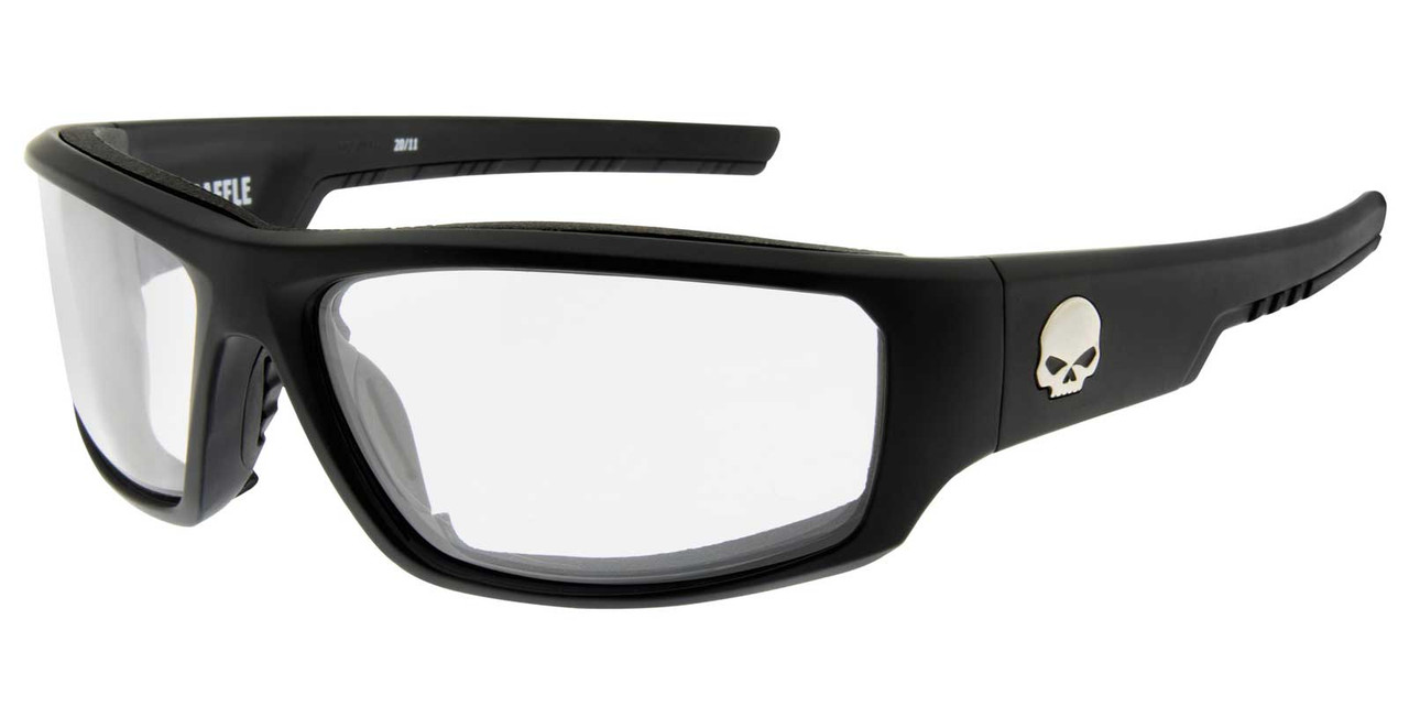 Harley-Davidson® Men's Baffle Sunglasses, Clear Lenses & Matte