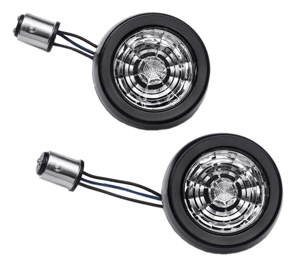 Harley-Davidson LEDフロントターンシグナル 純正 未使用品 Harley-Davidson® Rear Signature LED Turn Signal Inserts - Smoke