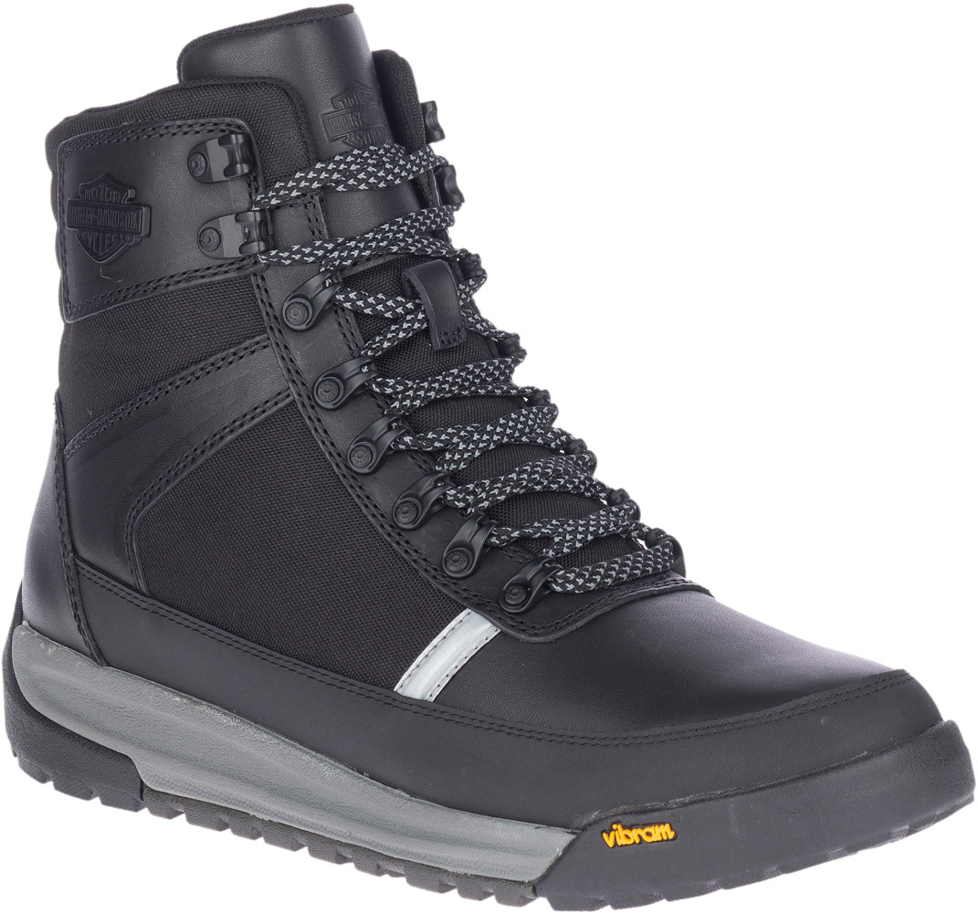 Harley-Davidson® Men's Kurten 5-Inch Black Motorcycle Riding Boots